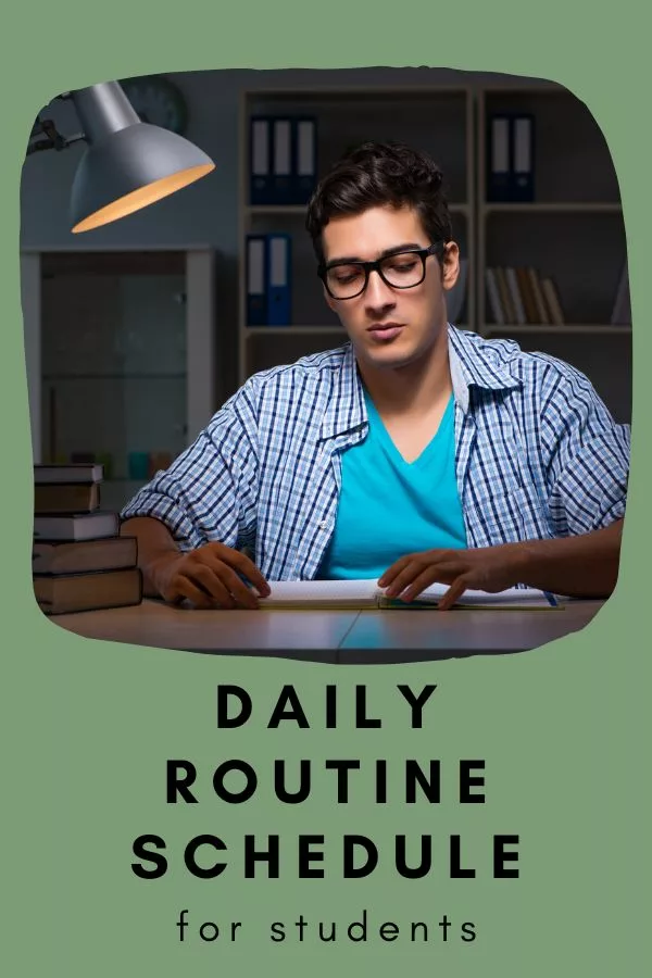 Student doing homework at a desk